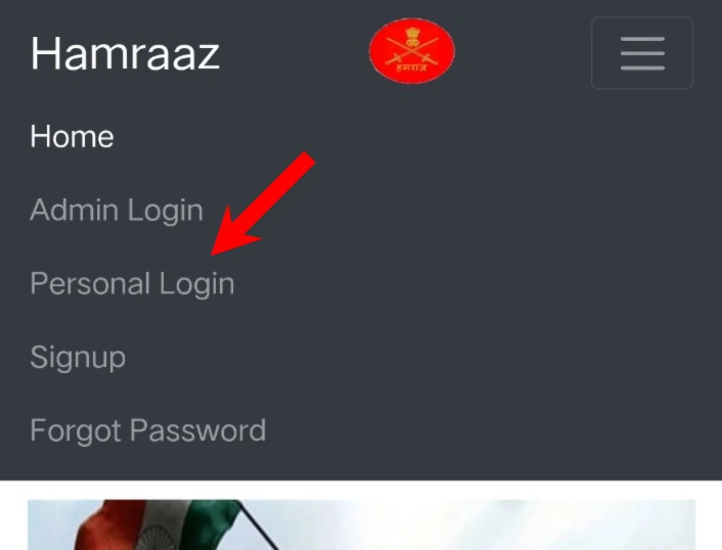 Hamraaz Profile Management Interface